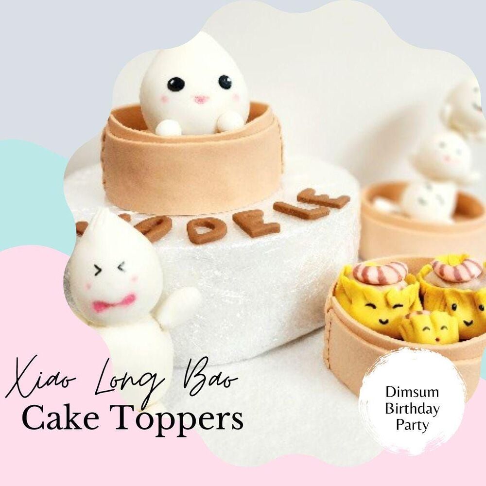 Baby in the oven Xiao Long Bao Dim sum cake topper